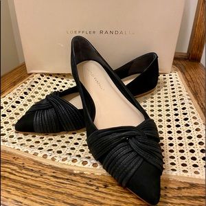 Loeffler Randall Black Flats